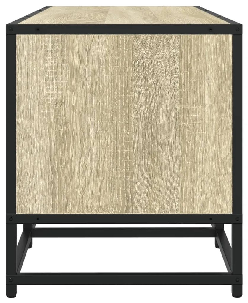 sonoma tölgy színű szerelt fa TV-szekrény 240 x 35 x 41 cm