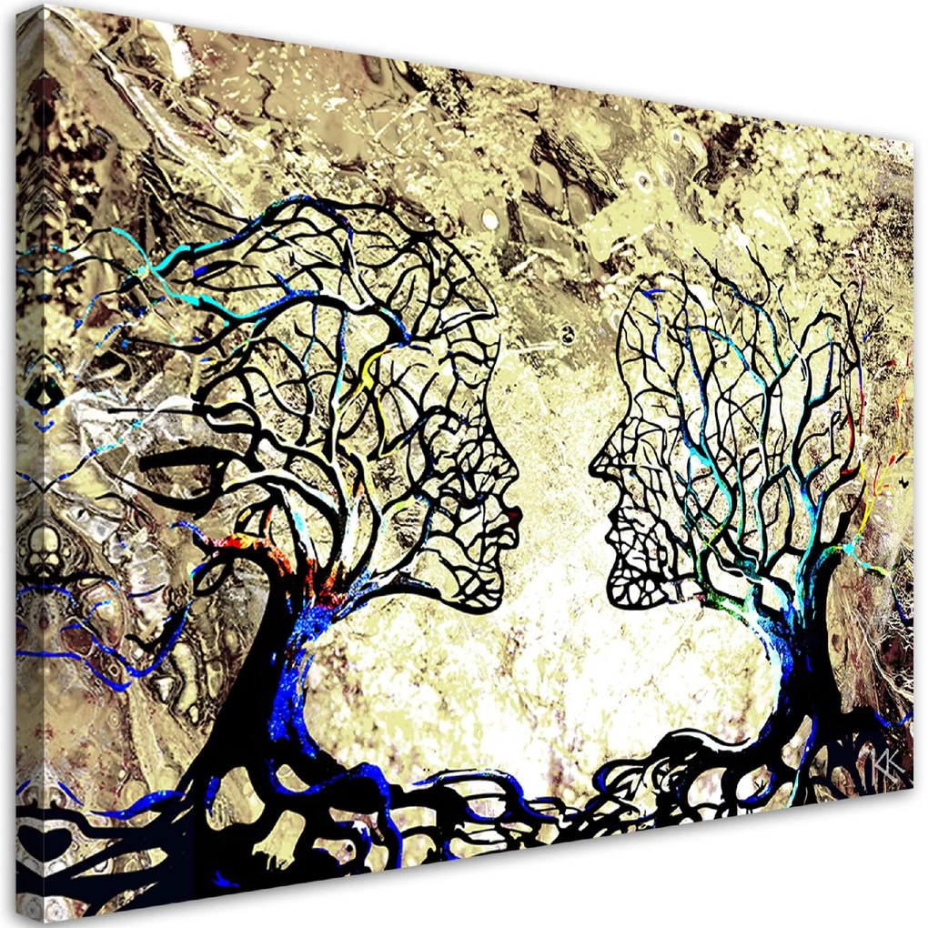 Gario Vászonkép Szerelmes fák Méret: 100 x 70 cm