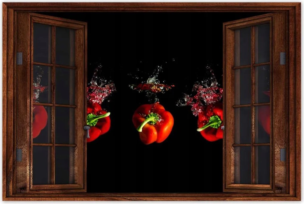 Poszter 60x40 Piros paprika