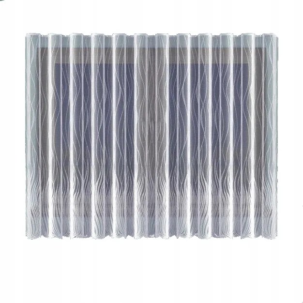 Kész Függöny Szalaggal, Fűlevelekkel 628D95 500X250