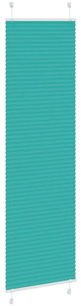 pliszírozott redőny Benzinzöld 65x200 cm szövetszélesség
