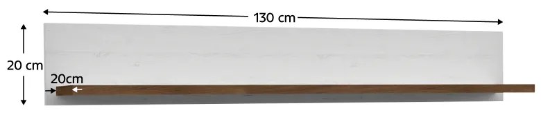 PROVANCE P1 polc, andersen fenyő