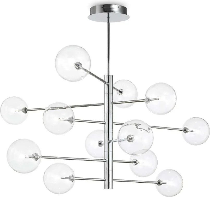 Mennyezeti Lámpa Króm IDEAL LUX 200118