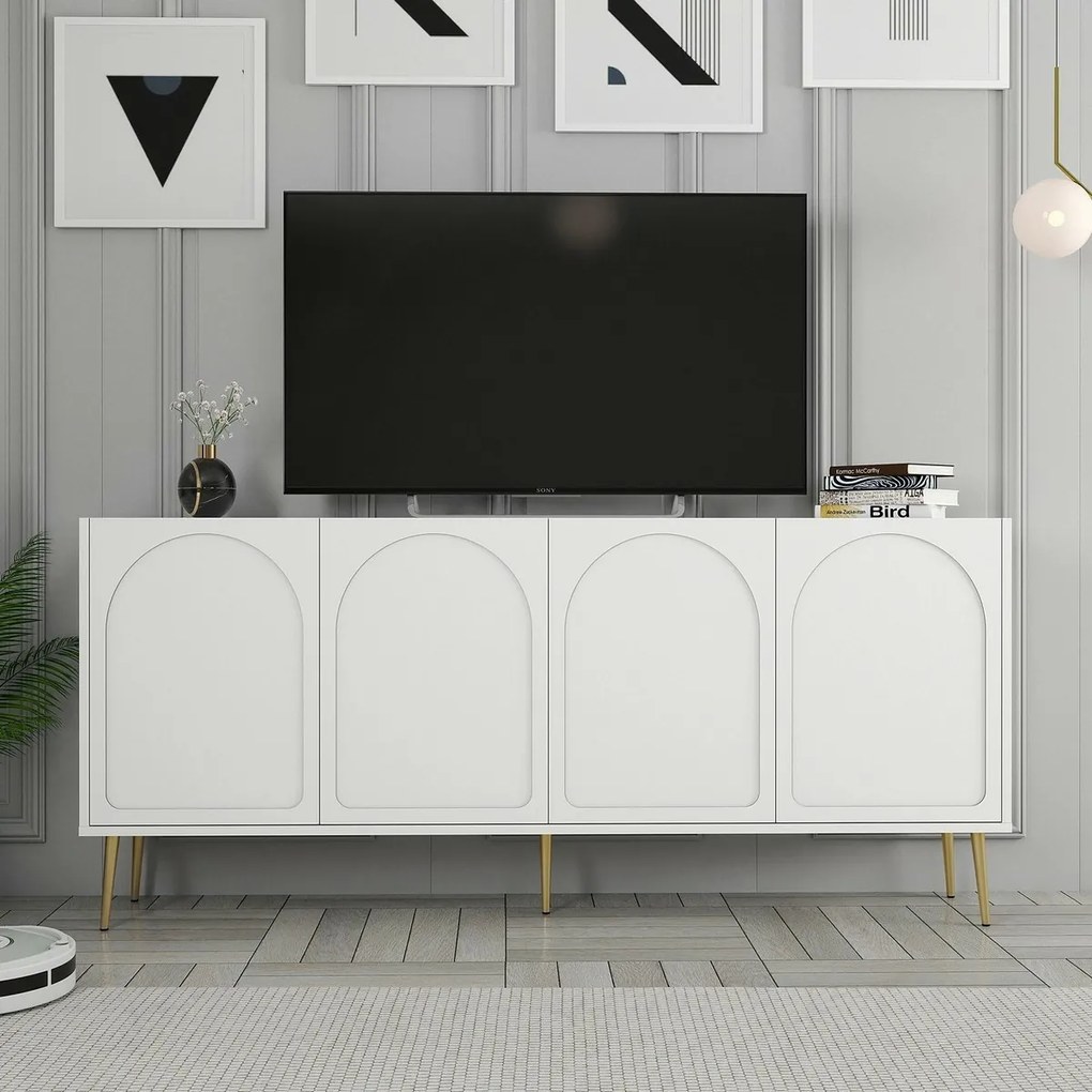 Lyon White and Gold szekrény