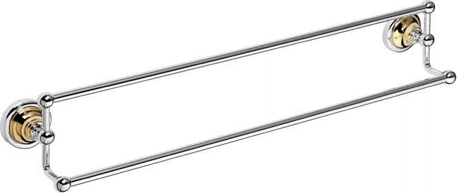 Bemeta Retro arany króm dupla törölközőtartó 144204238$K