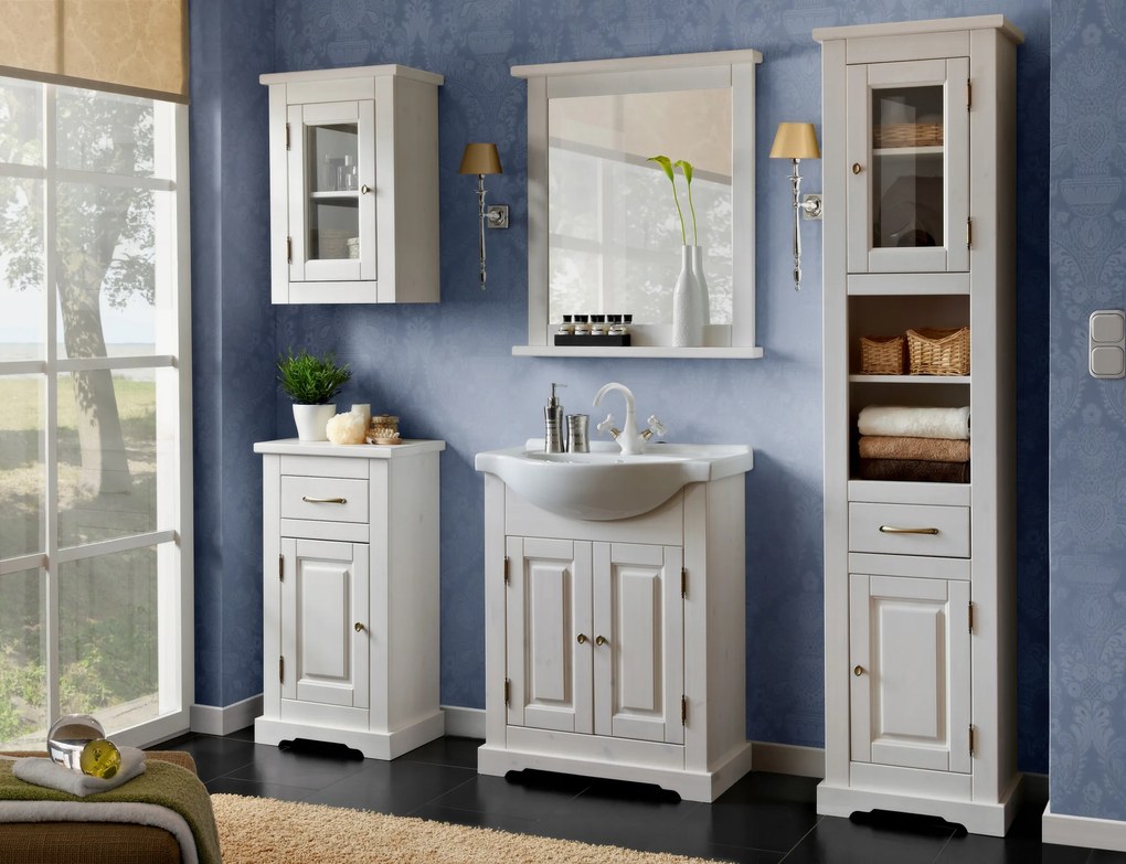 Mosdókagyló egymedencés 65cm