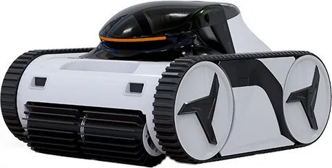 Medencetisztító robot, Fairland Warrior X30, fekete, akkumulátoros, vezeték nélküli, automata, padló és fal tisztítás, vízvonal tisztítás