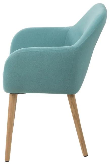 Stílusos szék Nashira - azúr kék