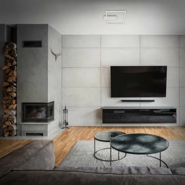 Briloner 3544-018 - LED Dimmelhető mennyezeti lámpa NICO LED/12W/230V króm