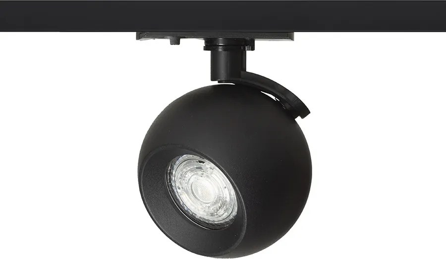 RENDL SIENA egyáramkörös sínre fekete 230V LED GU10 9W