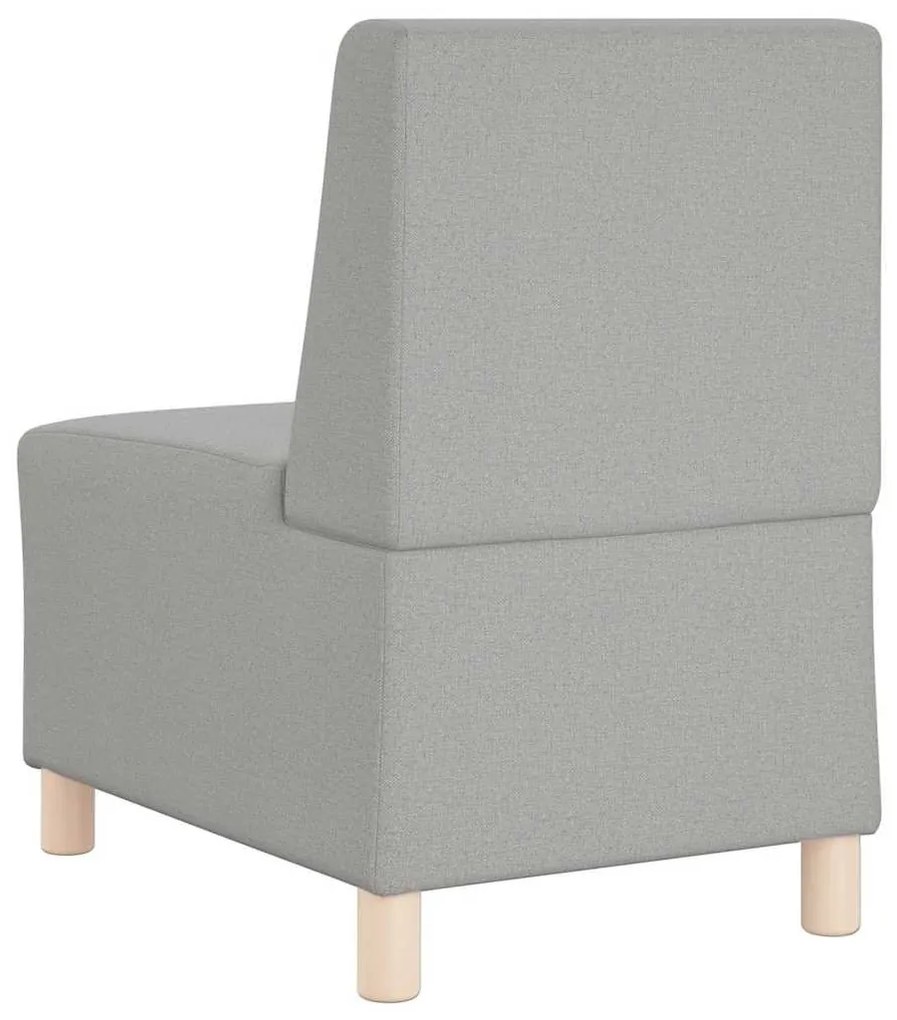 moduláris kanapé karfa nélkül, felhőszürke, szövetből készült, 55 cm