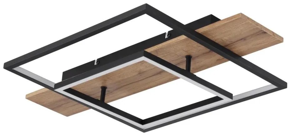 Globo 67289D - VANNI LED fényerőszabályozható mennyezeti lámpatest LED/24W/230V barna/fekete