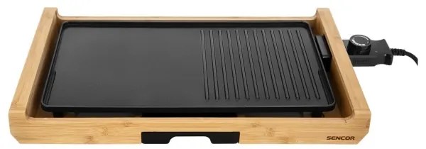 Sencor - Asztali elektromos grill 1800W/230V bambusz