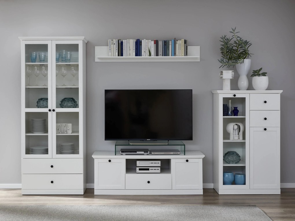 Vitrin Brendon 2W2S (fehér). 1052786