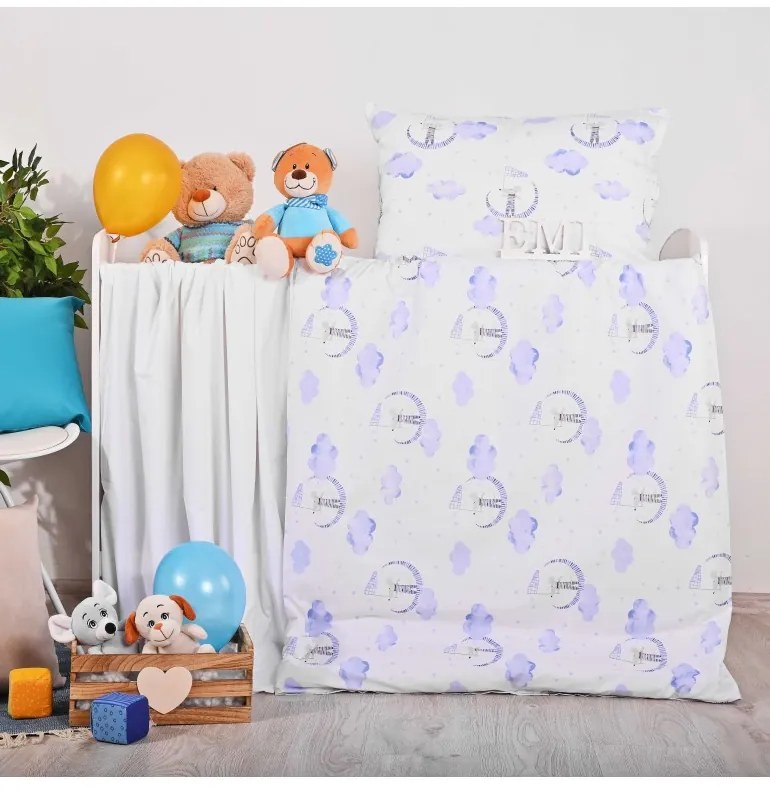 EMI Egérke gyermek ágyneműhuzat, A standard egyszemélyes ágy szett tartalma: 1x 140x200 + 1x 70x90