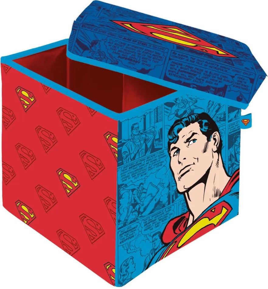 Superman Comic játéktároló 30×30×30 cm