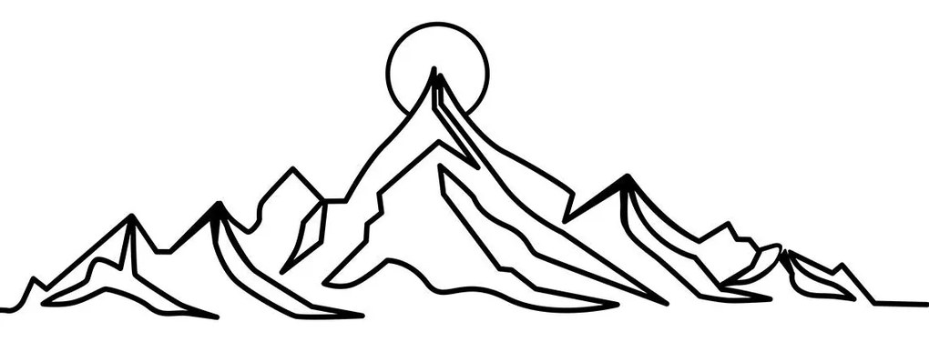 Fém fali dekoráció, Everest