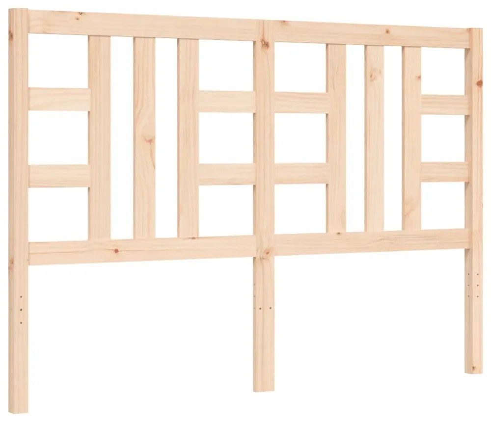 tömör fa ágykeret fejtámlával 160 x 200 cm