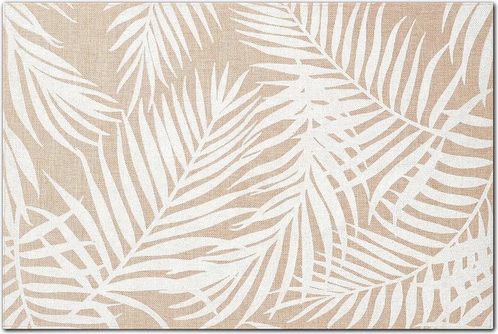 Alátét "Palm" lenvászon, fehér, 45x30 cm