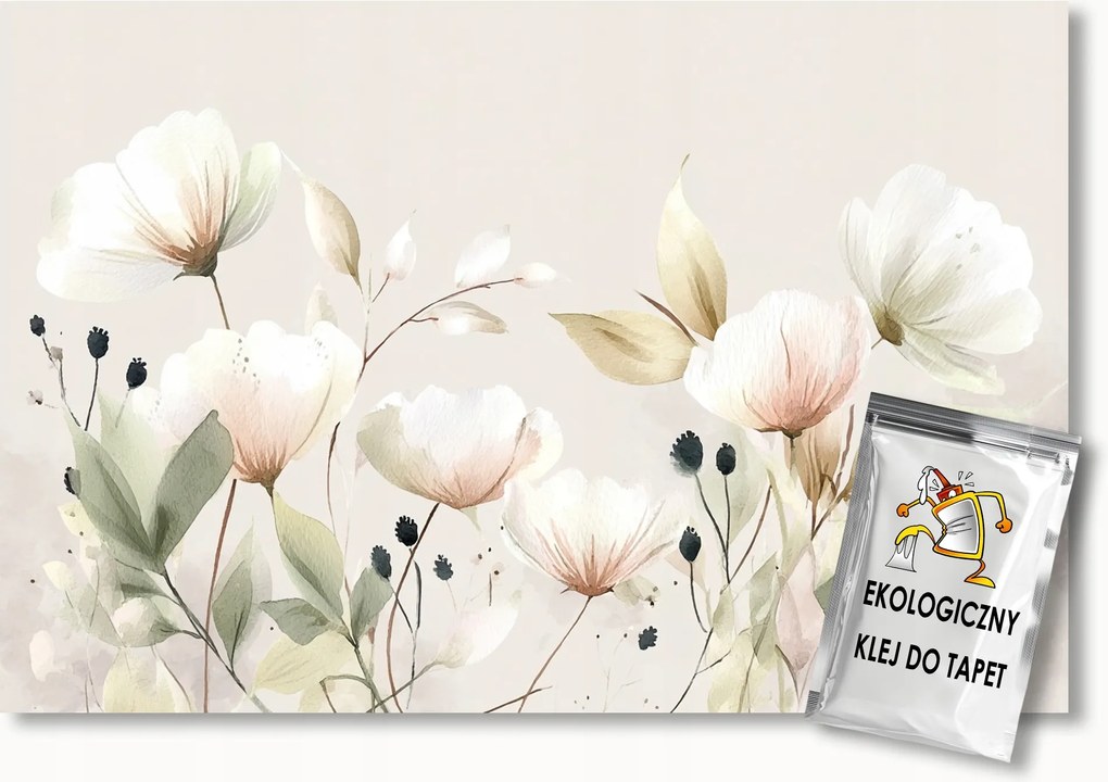 Fotótapéta Flizelina Grafika Természet Virágok Magnólia 350x250 ragasztó