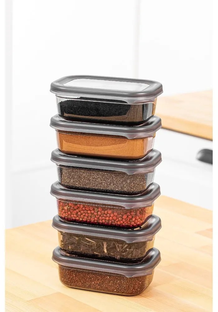 Élelmiszertartó doboz szett 6 db-os Fresco – Hermia