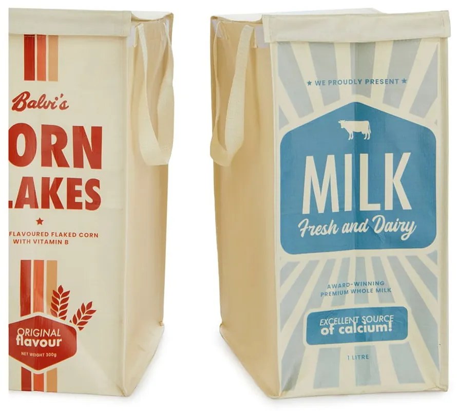 Műanyag szelektív szemetes készlet 3 db-os 28 l Retro – Balvi