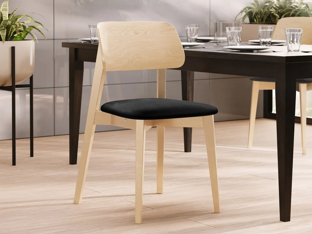 Étkezőszék KD 63 (bükk + fekete) . 1103458
