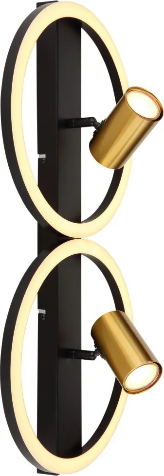 Fali Lámpa Matt fekete MARRIE GLOBO-57033-2