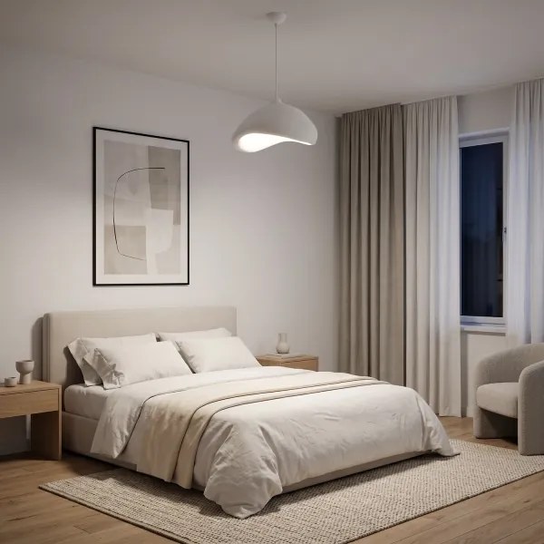 Brilagi - WABI SABI kábeles függőlámpa 1xE27/40W/230V, átm. 52 cm, fehér