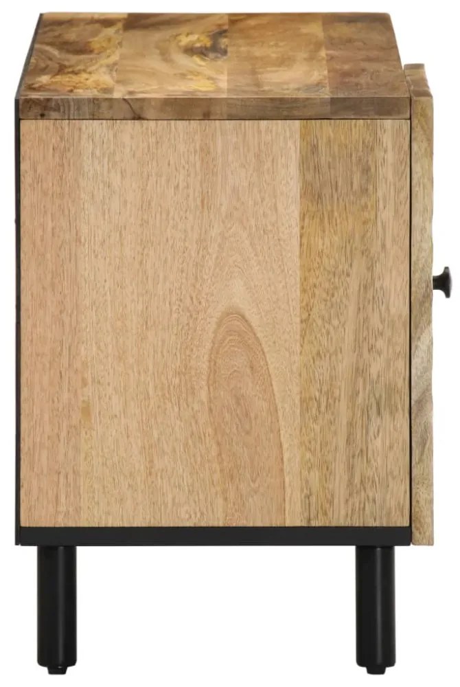 tömör mangófa TV-szekrény 80 x 31 x 46 cm