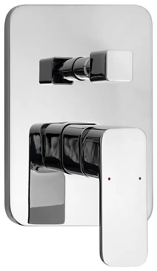 Aqualine - Zuhanycsap rejtett beépítéshez FACTOR fényezett króm