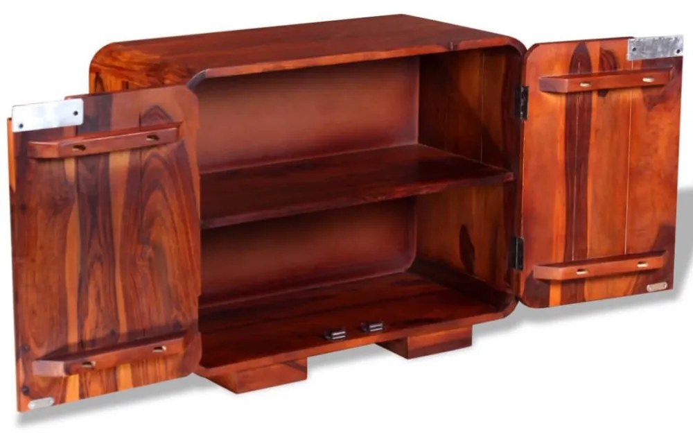 tömör akácfából tálaló 75 x 35 x 60 cm