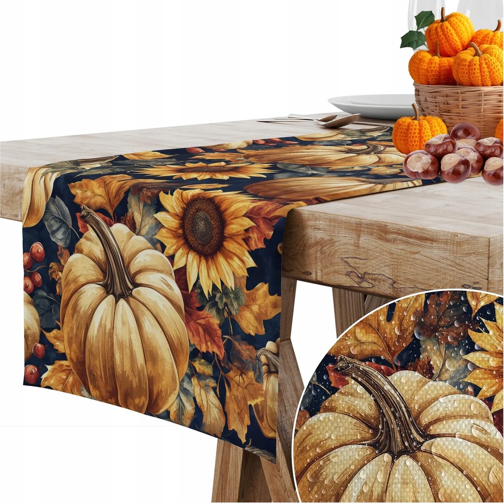 Futópad Abrosz Őszi Sima Matt 40x180 Asztalra Tök Őszi Tök 477