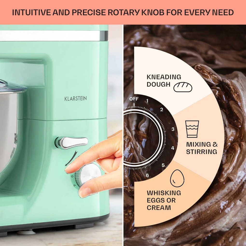 Bella Elegance, konyhai robotgép, 1800 W, 1,7 PS, 6 fokozat, 5 L
