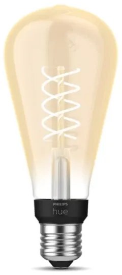 LED Dimmelhető izzó Philips Hue WHITE FILAMENT ST72 E27/7W/230V 2100K