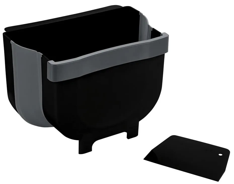 Black Outdoor Kitchen Fago fekete függő hulladékgyűjtő, 5 l - Wenko