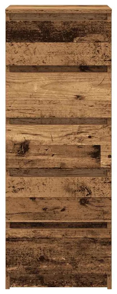 antik fa szerelt fa tálalószekrény fiókos 37,5x35x99 cm