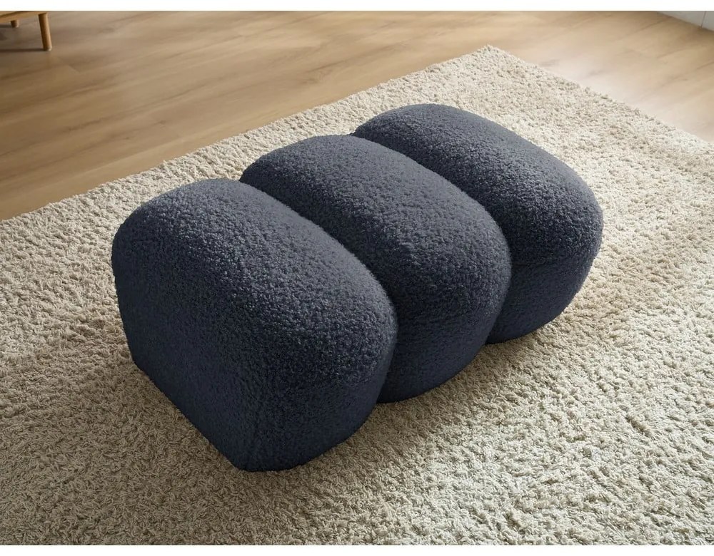 Sötétszürke buklé lábtartó Hippolyte – Bobochic Paris