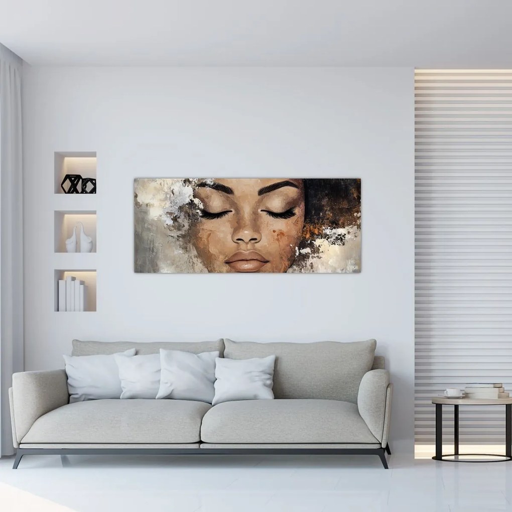 Kép - Női portré (120x50 cm)