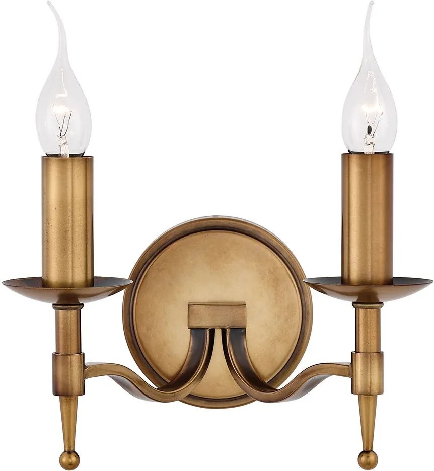 Endon STANFORD CA1W2B Fali lámpa 2x40W/E14