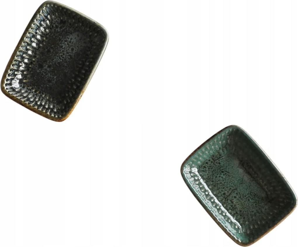 Szószos Tálka Mártogatós Szószkiöntő 30ml Tartó Téglalap Alakú Kerámia Ombres