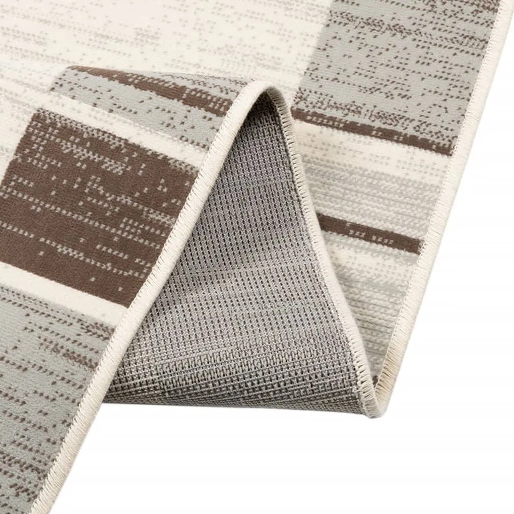 többszínű bel/kültéri csúszásgátló rövidszálú szőnyeg 120x180cm