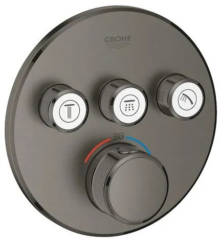 Grohe Smart Control zuhany csaptelep termosztatikus csapteleppel csiszolt kemény grafit 29121al0 G29121AL0