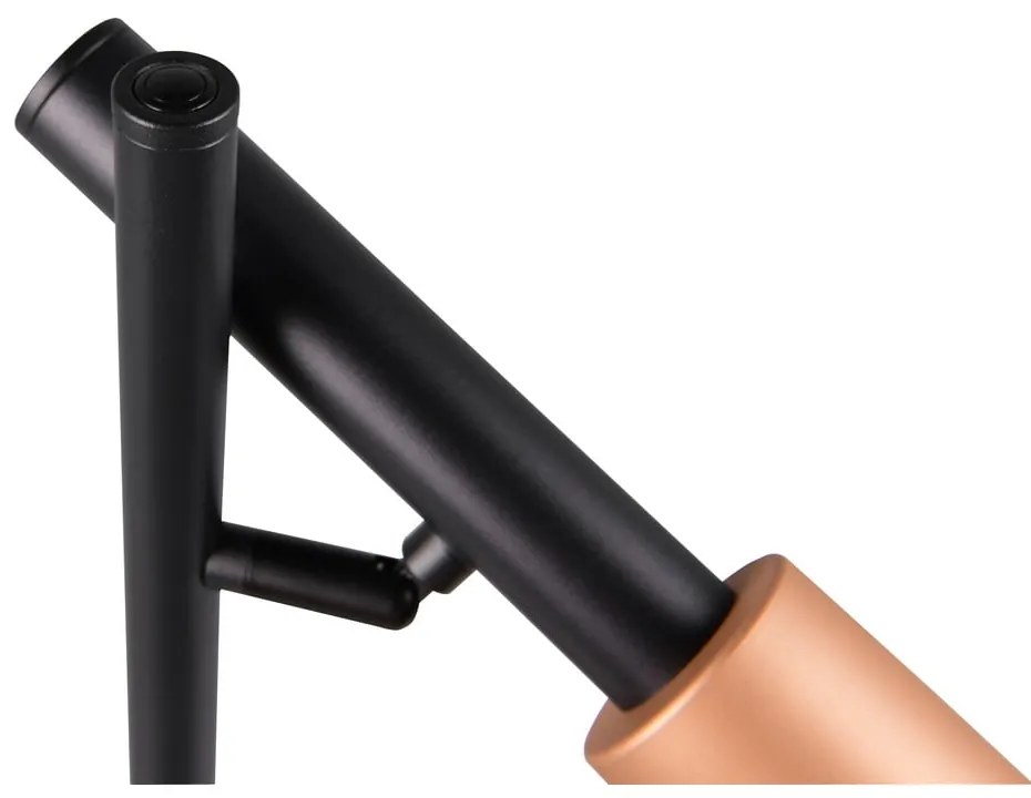 Fekete-bronzszínű LED állólámpa (magasság 150 cm) Ikaris – Trio Select