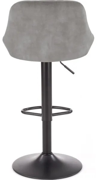 Bárszék 106x47 cm szürke/fekete