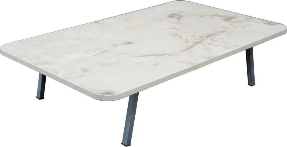 Étkezőasztal, fehér márvány, 90 cm – RMS2Y01