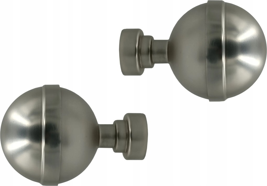 Gömb Végződés Lux szett 2db. Függönykarnis átmérő 19mm Szatén