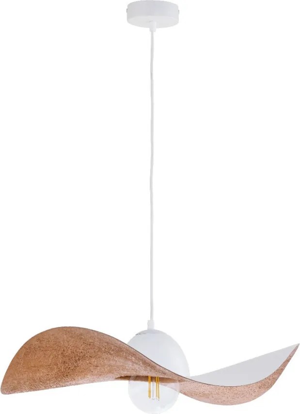 SIGMA LIGHTING 32344 KAPELLO Modern Függesztett Lámpa Fehér, Réz E27 IP20