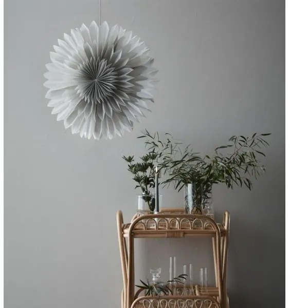 Markslöjd 705841 - Karácsonyi dekoráció SOLINA 1xE14/25W/230V átm. 60 cm fehér