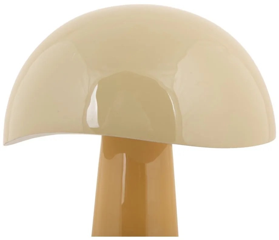 Okkersárga asztali lámpa fém búrával (magasság 33 cm) Grato – Leitmotiv